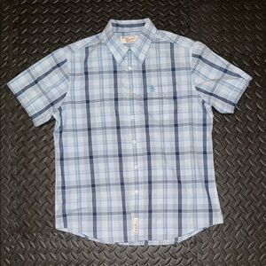 Original Penguin Blue and White Casual Button Down Shirt